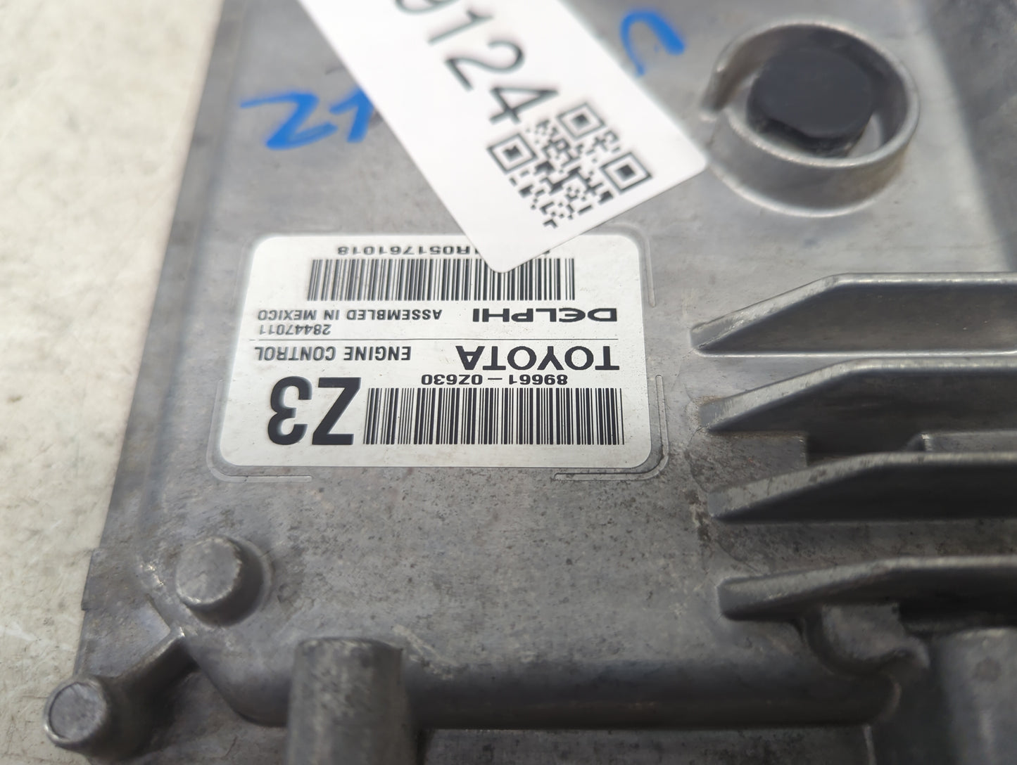 2015-2016 Toyota Corolla PCM Engine Control Computer ECU ECM PCU OEM P/N:89661-0Z630 28447011 Fits Fits 2015 2016 OEM Used A