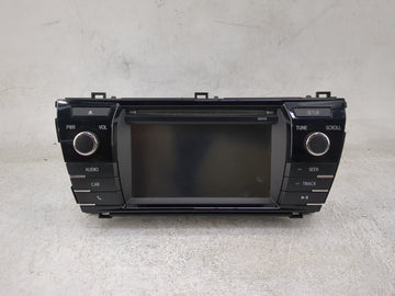2014-2016 Toyota Corolla Radio AM FM Cd Player Receiver Replacement P/N:86140-02050 138000-1350F101 Fits Fits 2014 2015 2016