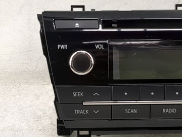 2014-2016 Toyota Corolla Radio AM FM Cd Player Receiver Replacement P/N:86120-02F60 CQ-JS73E04D Fits Fits 2014 2015 2016 OEM Used Auto Parts