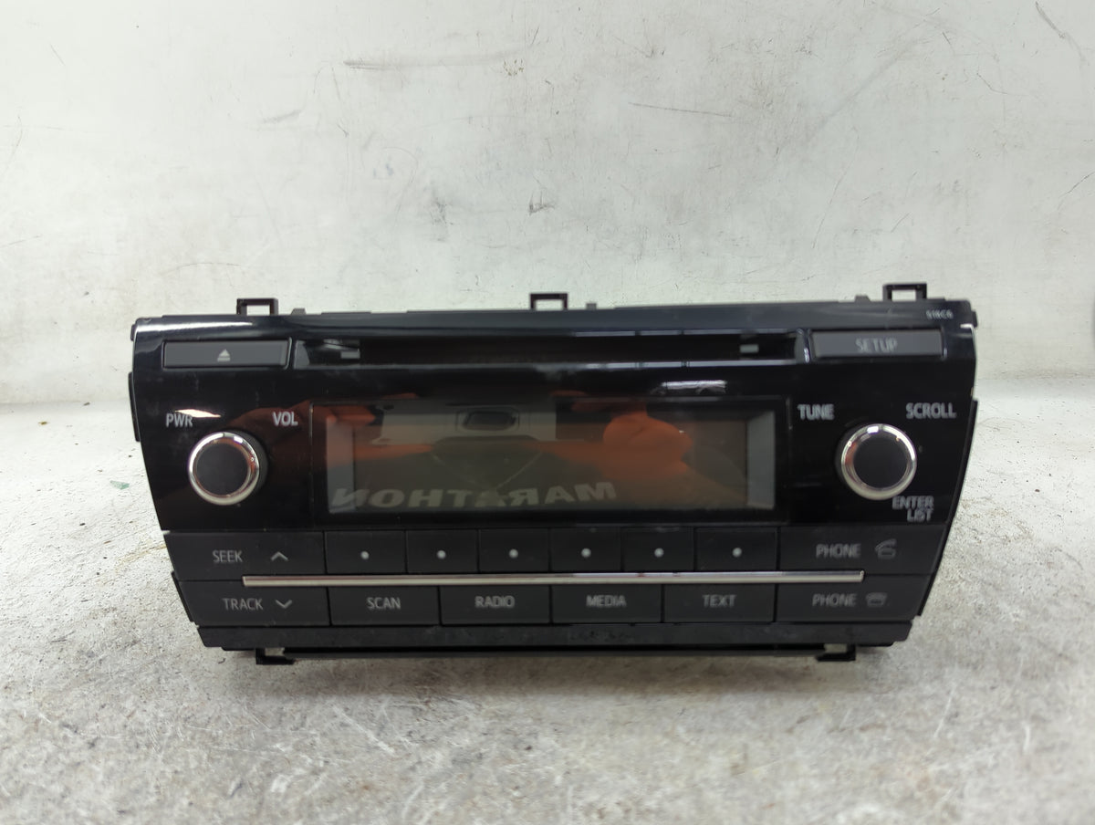 2014-2016 Toyota Corolla Radio AM FM Cd Player Receiver Replacement P/N:86120-02F60 CQ-JS73E04D Fits Fits 2014 2015 2016 OEM