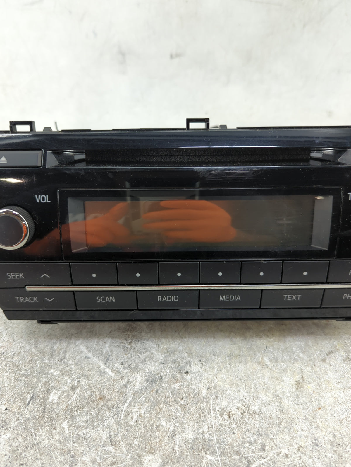 2014-2016 Toyota Corolla Radio AM FM Cd Player Receiver Replacement P/N:86120-02F60 CQ-JS73E04D Fits Fits 2014 2015 2016 OEM