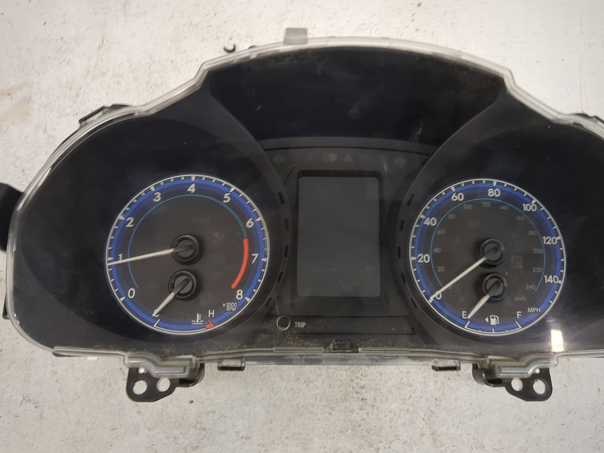 2014-2016 Toyota Corolla Instrument Cluster Speedometer Gauges P/N:83800-0ZX51-00 TN157570-2690 Miles:124K Fits OEM Used Aut