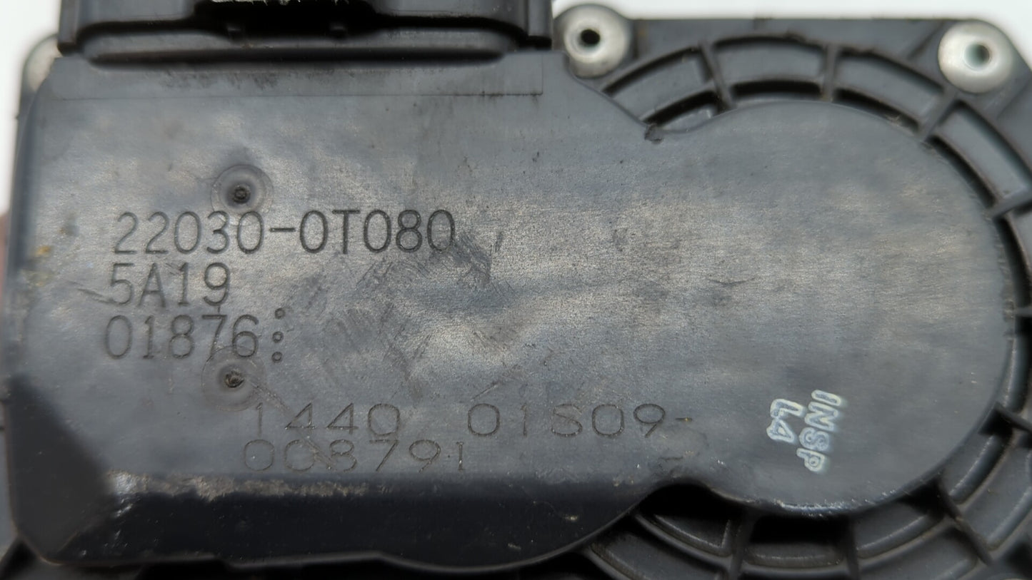 2011-2018 Toyota Corolla Throttle Body P/N:22030-0T080 Fits Fits 2011 2012 2013 2014 2015 2016 2017 2018 OEM Used Auto Parts