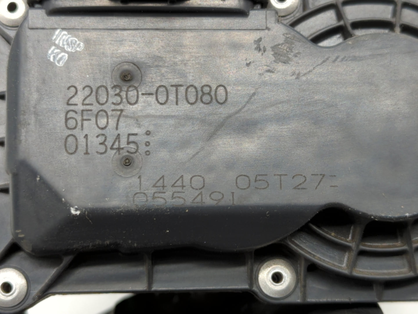 2011-2018 Toyota Corolla Throttle Body P/N:22030-0T080 Fits Fits 2011 2012 2013 2014 2015 2016 2017 2018 OEM Used Auto Parts