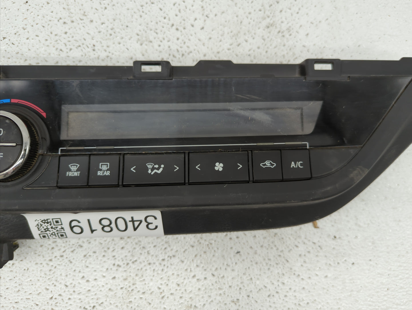 2014-2016 Toyota Corolla Climate Control Module Temperature AC/Heater Replacement P/N:75F832 210111 Fits Fits 2014 2015 2016