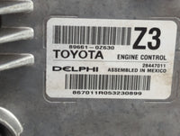 2015 Toyota Corolla PCM Engine Control Computer ECU ECM PCU OEM P/N:89661-0Z640 89661-0Z630 Fits OEM Used Auto Parts - Oemus