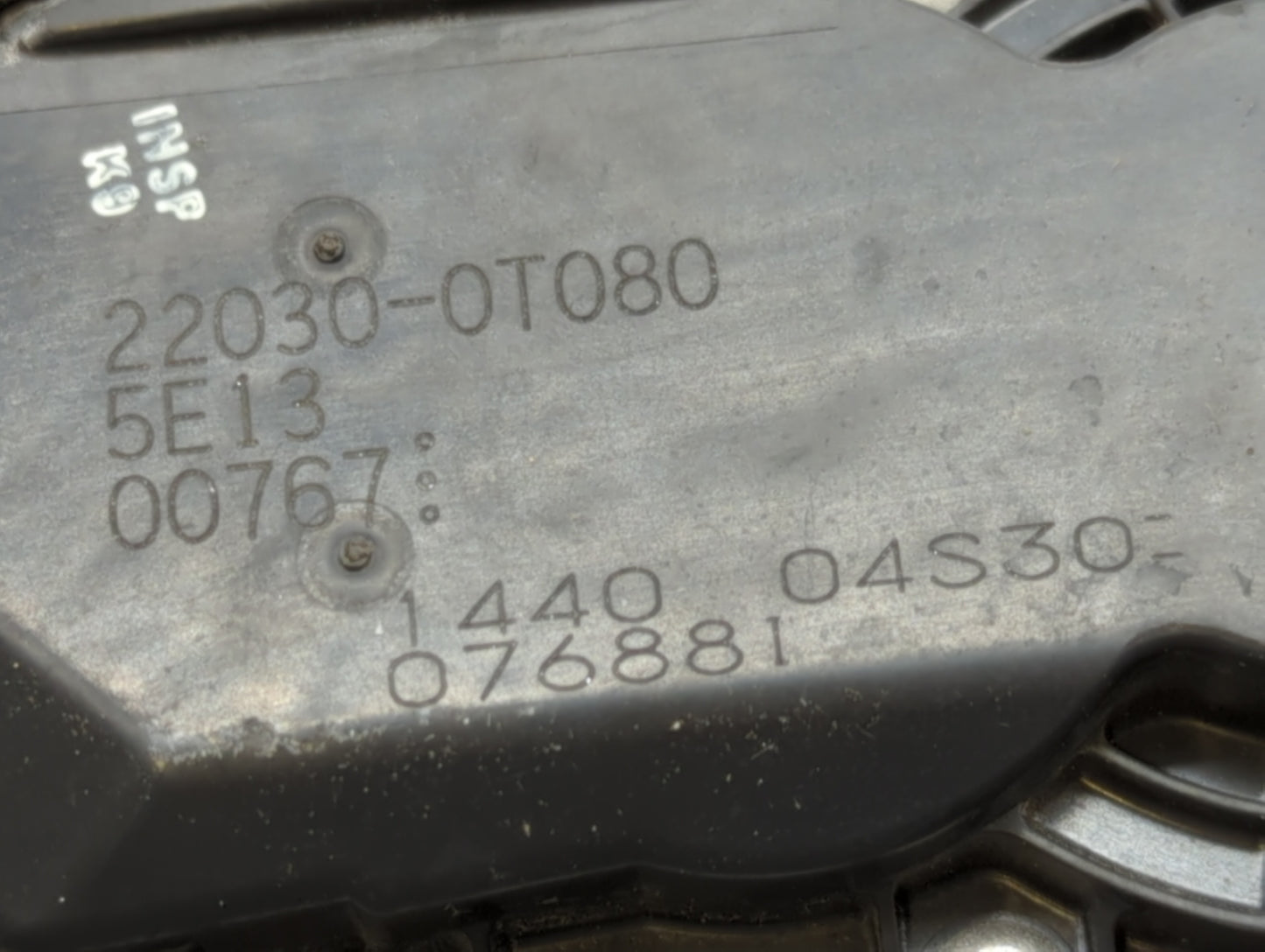 2011-2018 Toyota Corolla Throttle Body P/N:22030-0T080 Fits Fits 2011 2012 2013 2014 2015 2016 2017 2018 OEM Used Auto Parts