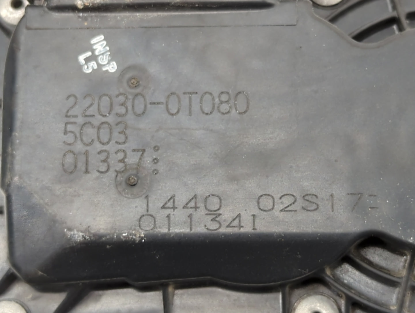 2011-2018 Toyota Corolla Throttle Body P/N:22030-0T080 Fits Fits 2011 2012 2013 2014 2015 2016 2017 2018 OEM Used Auto Parts