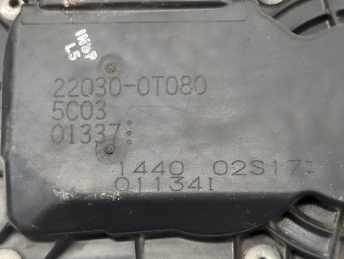 2011-2018 Toyota Corolla Throttle Body P/N:22030-0T080 Fits Fits 2011 2012 2013 2014 2015 2016 2017 2018 OEM Used Auto Parts