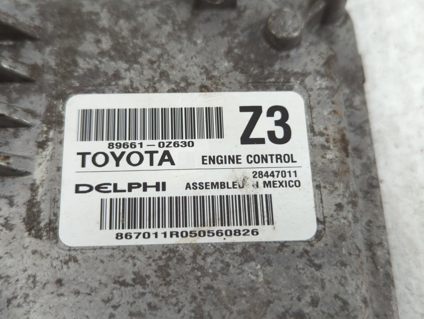 2015-2016 Toyota Corolla PCM Engine Control Computer ECU ECM PCU OEM P/N:89661-0Z641 89661-0Z640, 89661-0Z630 Fits Fits 2015