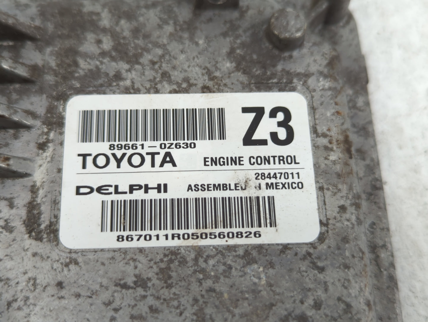 2015-2016 Toyota Corolla PCM Engine Control Computer ECU ECM PCU OEM P/N:89661-0Z641 89661-0Z640, 89661-0Z630 Fits Fits 2015