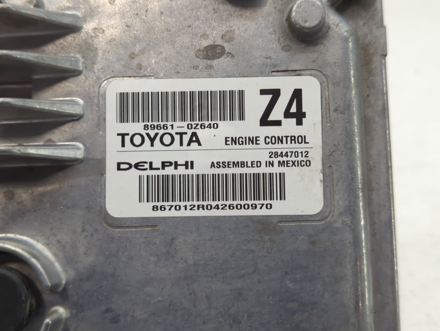 2015-2016 Toyota Corolla PCM Engine Control Computer ECU ECM PCU OEM P/N:89661-0Z640 Fits Fits 2015 2016 OEM Used Auto Parts