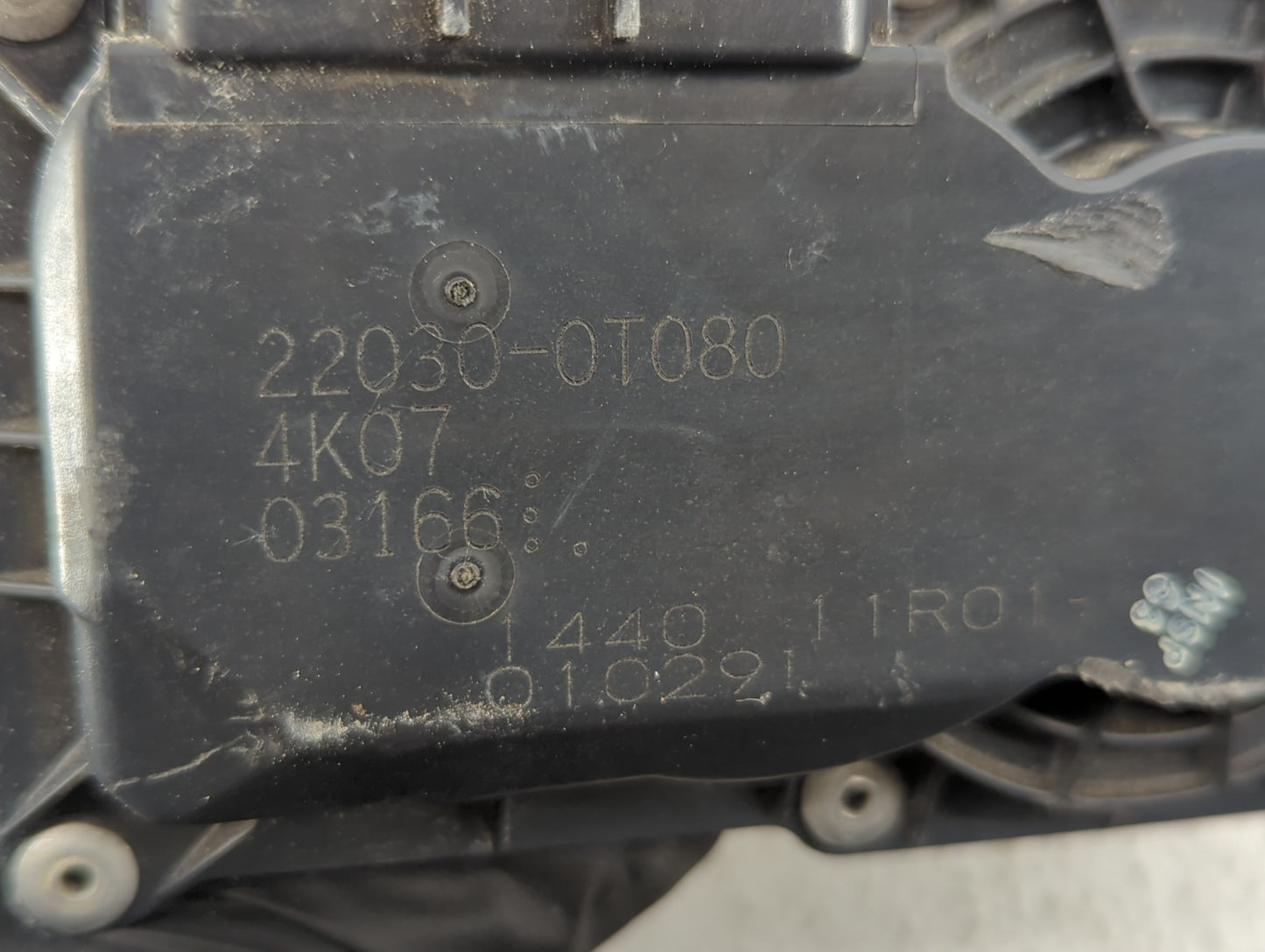 2011-2019 Toyota Corolla Throttle Body P/N:22030-0T080 Fits Fits 2011 2012 2013 2014 2015 2016 2017 2018 2019 OEM Used Auto 