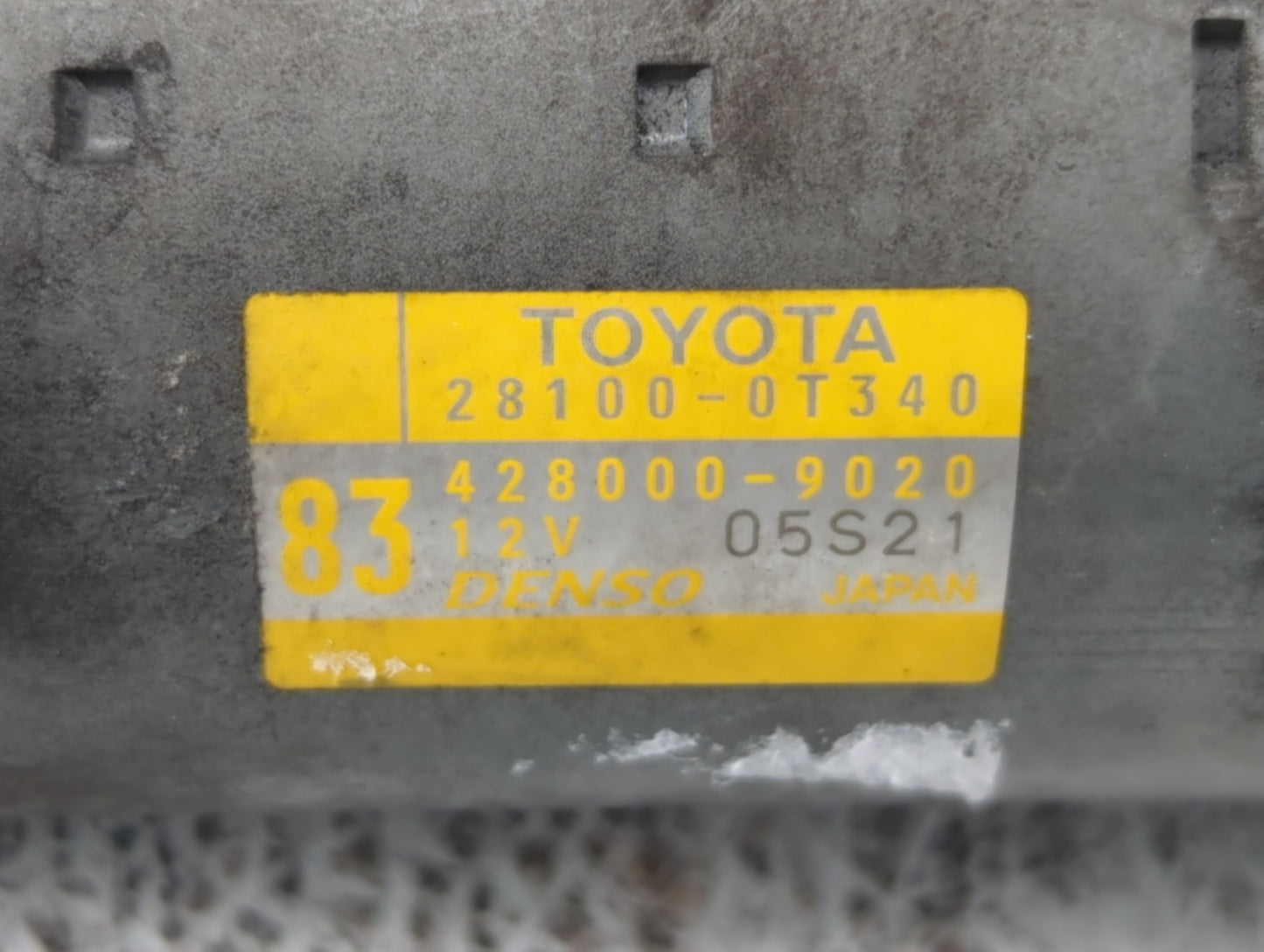 2015-2022 Toyota Corolla Car Starter Motor Solenoid OEM P/N:28100-0T340 Fits Fits 2015 2016 2017 2018 2019 2020 2021 2022 OE