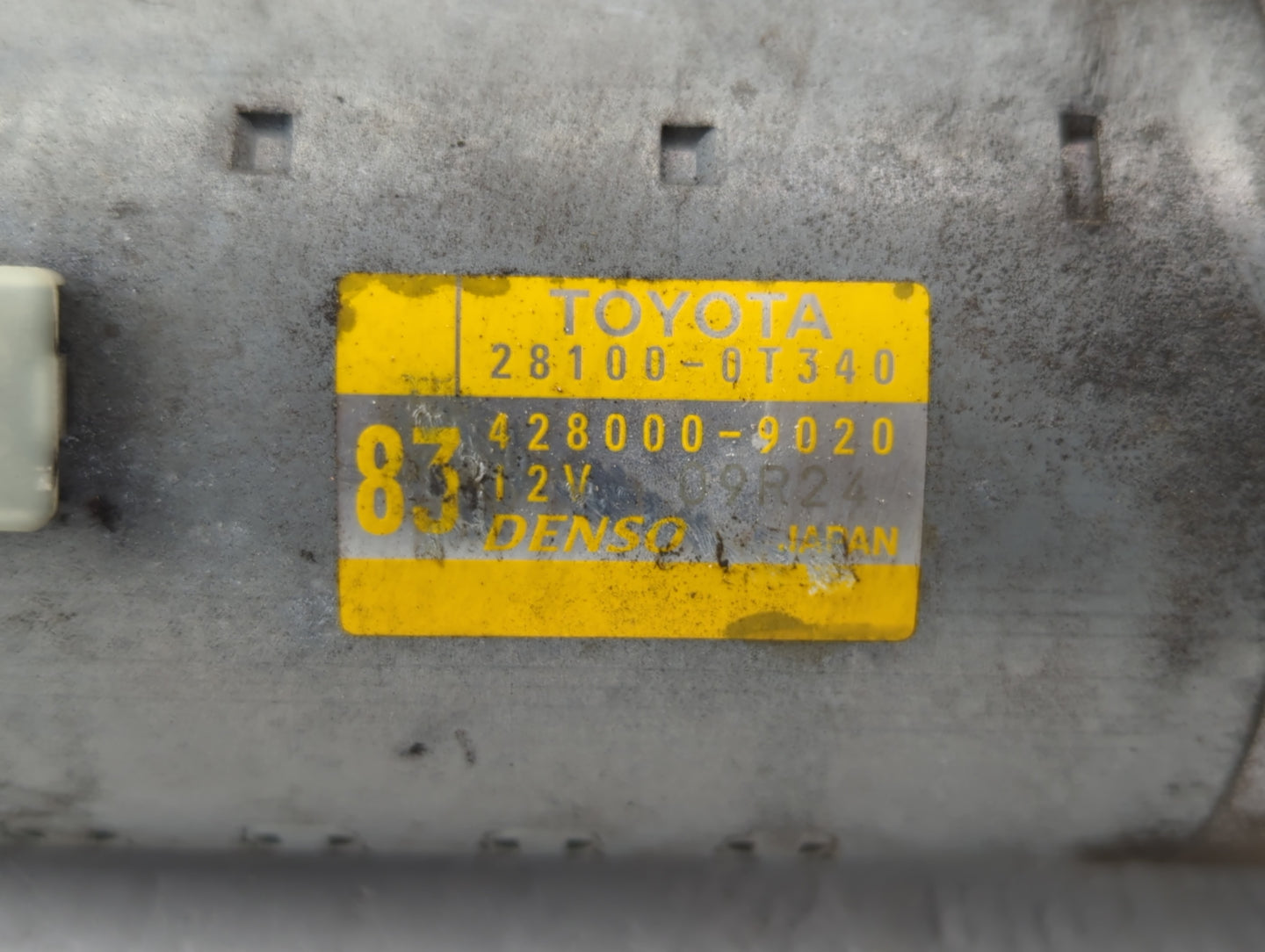 2015-2022 Toyota Corolla Car Starter Motor Solenoid OEM P/N:428000-9020 28100-0T340 Fits OEM Used Auto Parts - Oemusedautopa