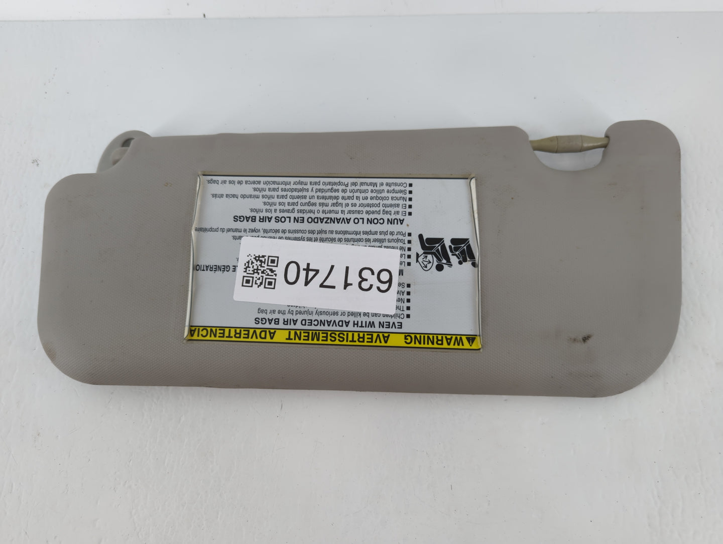 2014-2016 Toyota Corolla Sun Visor Shade Replacement Passenger Right Mirror Fits Fits 2014 2015 2016 OEM Used Auto Parts - O