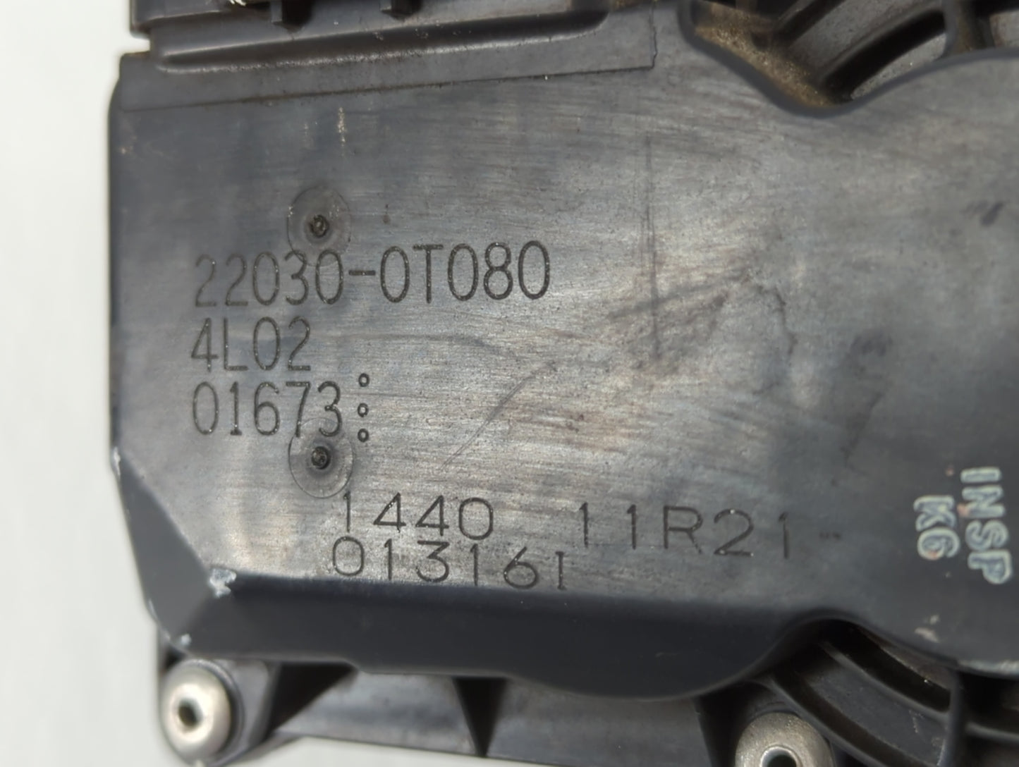 2011-2019 Toyota Corolla Throttle Body P/N:22030-0T080 Fits Fits 2011 2012 2013 2014 2015 2016 2017 2018 2019 OEM Used Auto 
