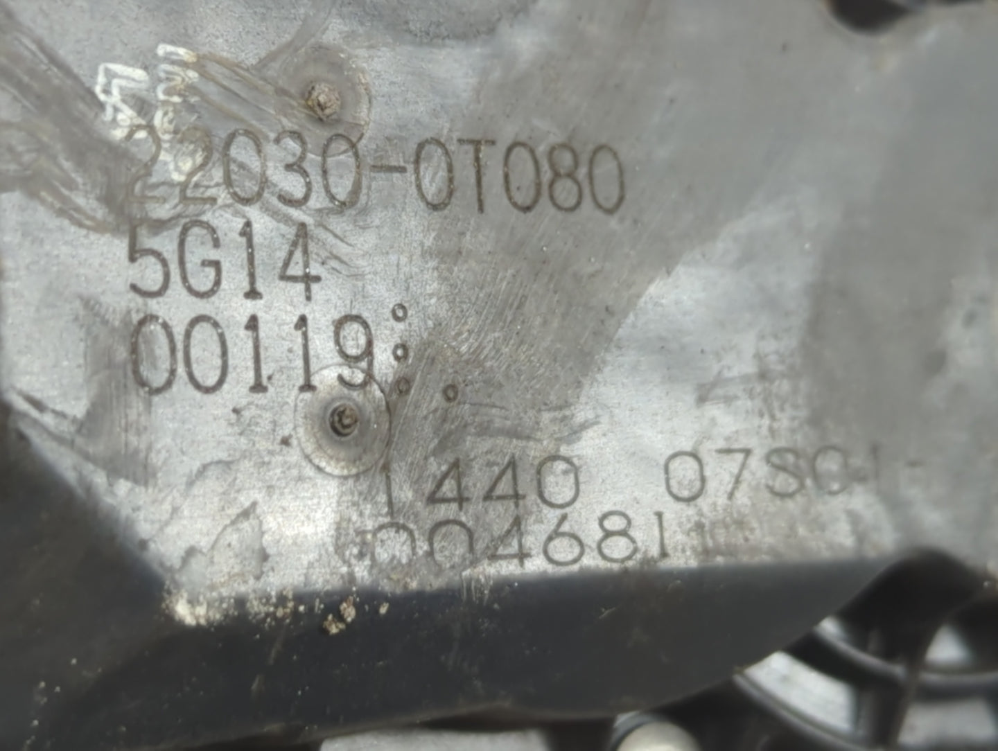 2011-2019 Toyota Corolla Throttle Body P/N:22030-0T080 Fits Fits 2011 2012 2013 2014 2015 2016 2017 2018 2019 OEM Used Auto 