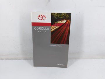 2015 Toyota Corolla Owners Manual Book Guide P/N:01999-12G79 OEM Used Auto Parts - Oemusedautoparts1.com