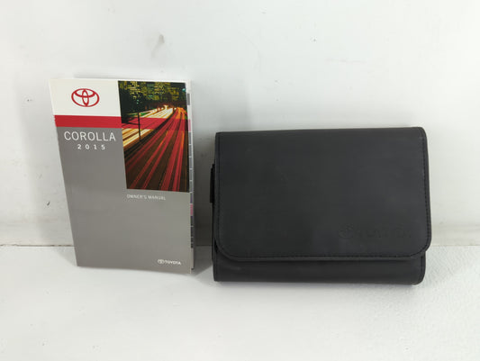 2015 Toyota Corolla Owners Manual Book Guide P/N:01999-12G79 OEM Used Auto Parts - Oemusedautoparts1.com