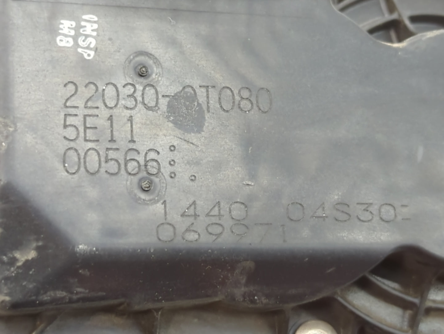 2011-2019 Toyota Corolla Throttle Body P/N:22030-0T080 Fits Fits 2011 2012 2013 2014 2015 2016 2017 2018 2019 OEM Used Auto 