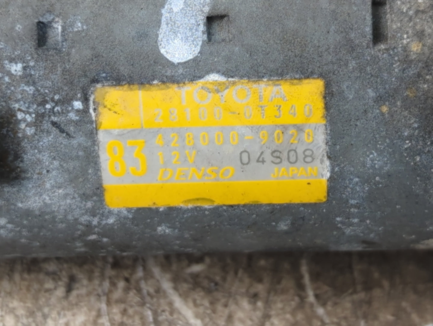 2015-2022 Toyota Corolla Car Starter Motor Solenoid OEM P/N:28100-0T340 428000-9020 Fits OEM Used Auto Parts - Oemusedautopa