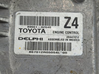 2015-2016 Toyota Corolla PCM Engine Control Computer ECU ECM PCU OEM P/N:89661-0Z640 Fits Fits 2015 2016 OEM Used Auto Parts