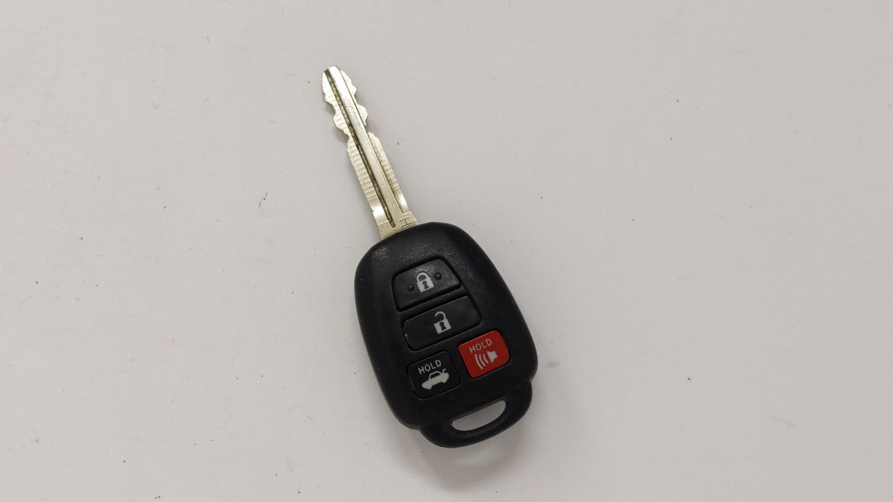 Toyota Corolla Keyless Entry Remote Hyq12bdp H Chip 4 Buttons - Oemusedautoparts1.com