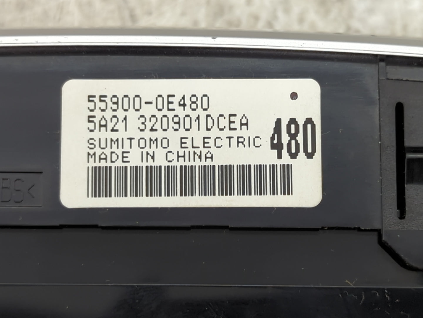 2015 Toyota Highlander Climate Control Module Temperature AC/Heater Replacement P/N:55900-0E480 Fits OEM Used Auto Parts - O