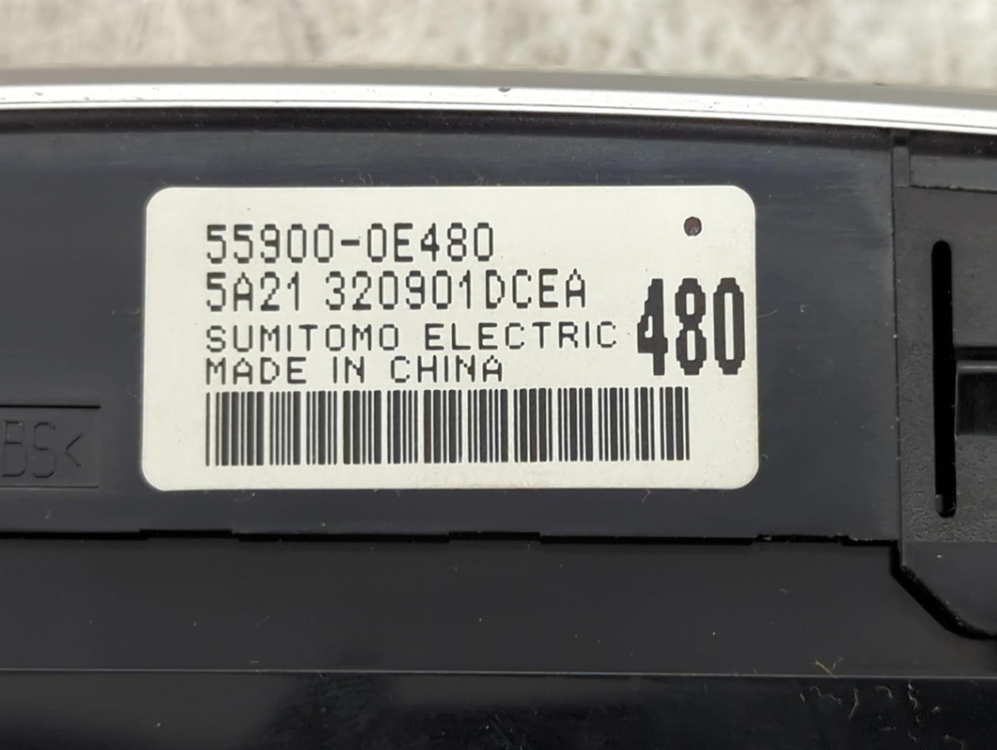 2015 Toyota Highlander Climate Control Module Temperature AC/Heater Replacement P/N:55900-0E480 Fits OEM Used Auto Parts - O