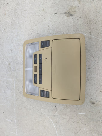 compare product 2015 Toyota Highlander Overhead Roof Console Tan