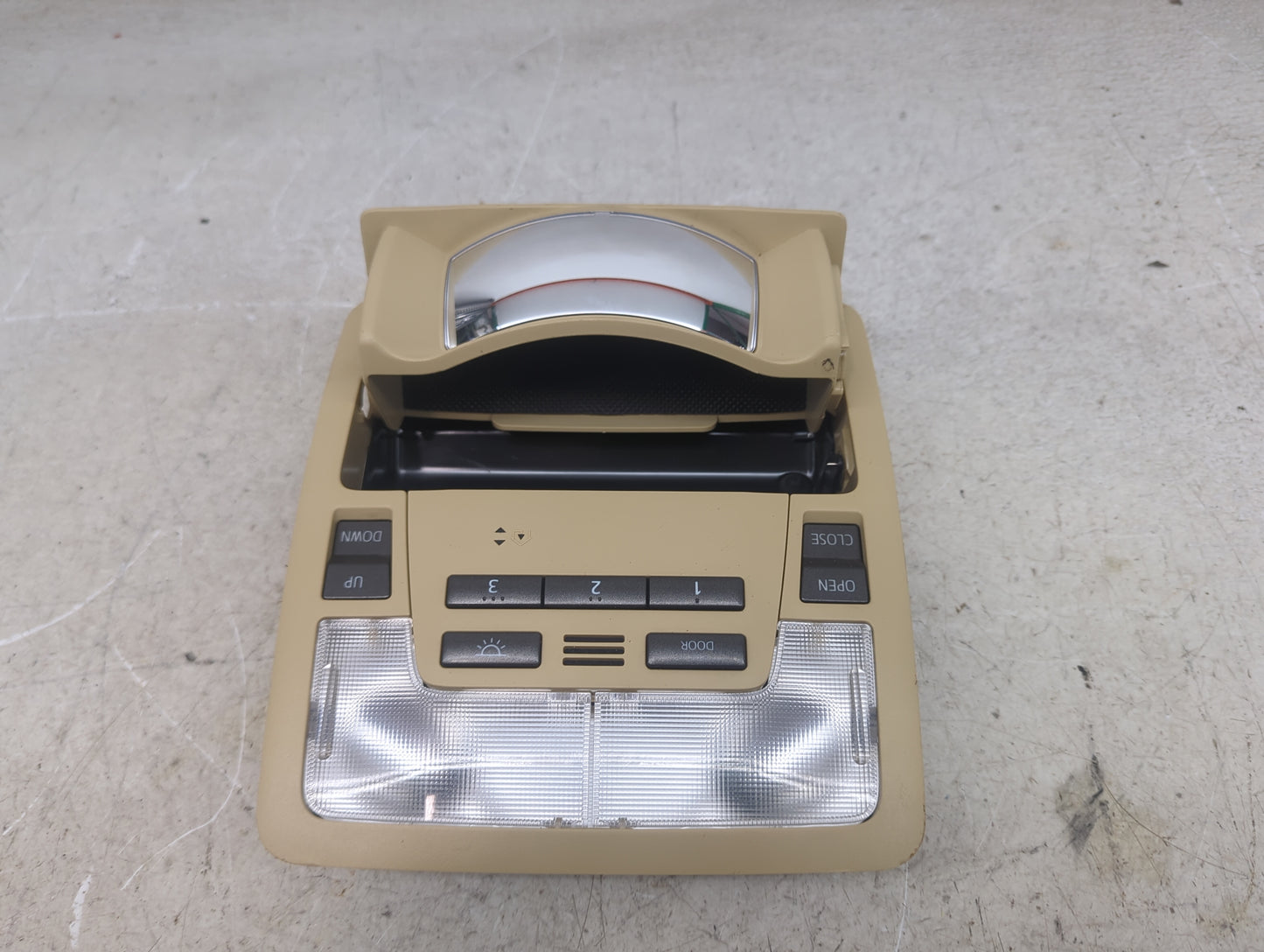 2015 Toyota Highlander Overhead Roof Console Tan - Oemusedautoparts1.com