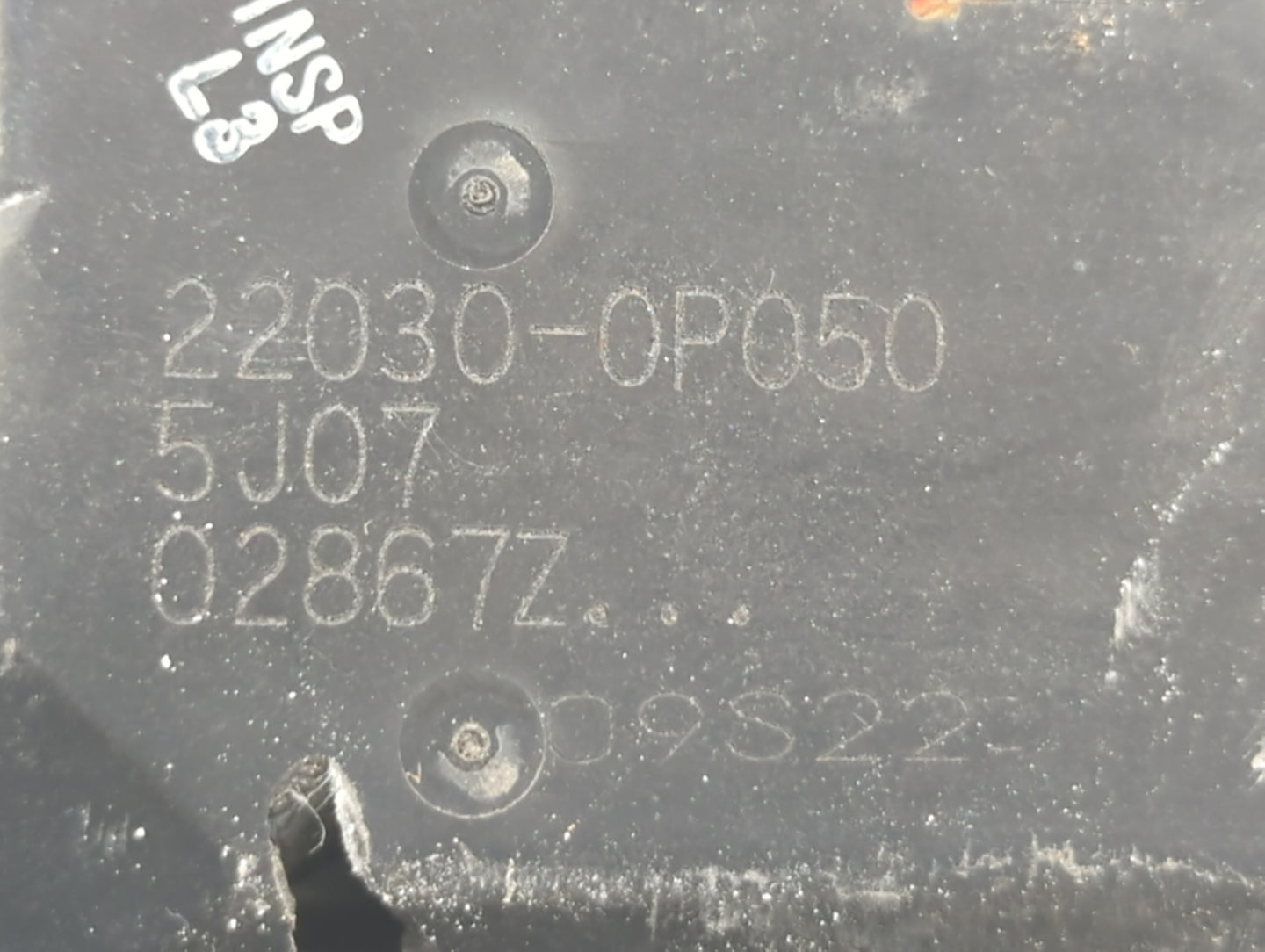 2008-2016 Toyota Highlander Throttle Body P/N:22030-0P050 22030-31030 Fits OEM Used Auto Parts - Oemusedautoparts1.com