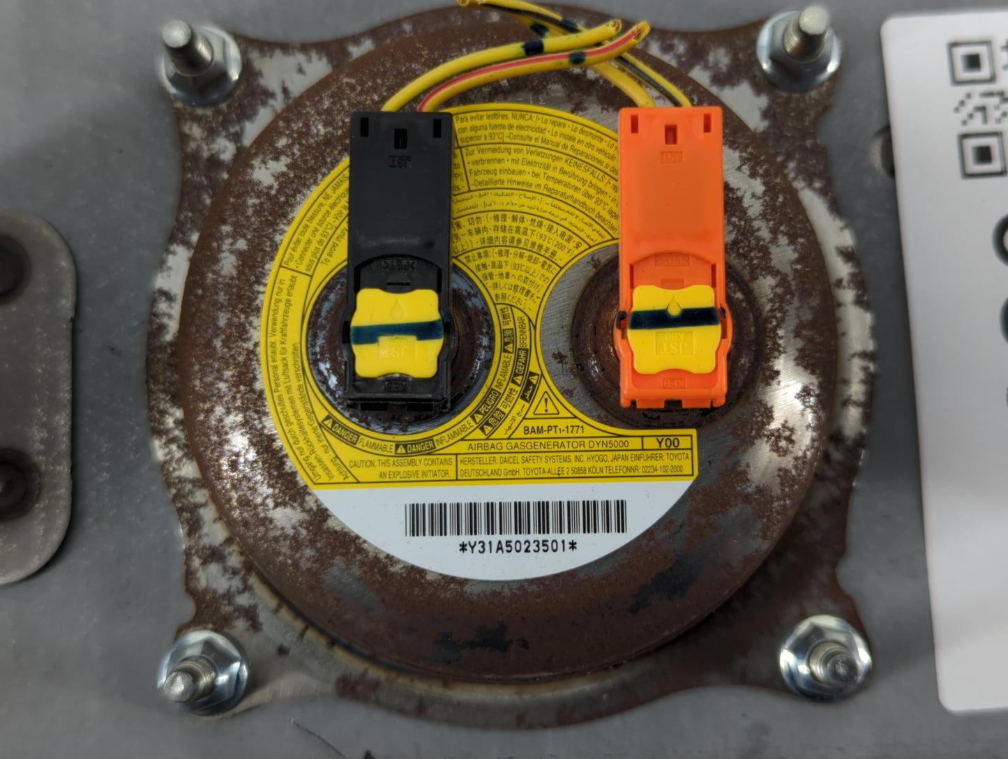 2014-2019 Toyota Highlander Air Bag Passenger Right Dashboard Oem - Oemusedautoparts1.com