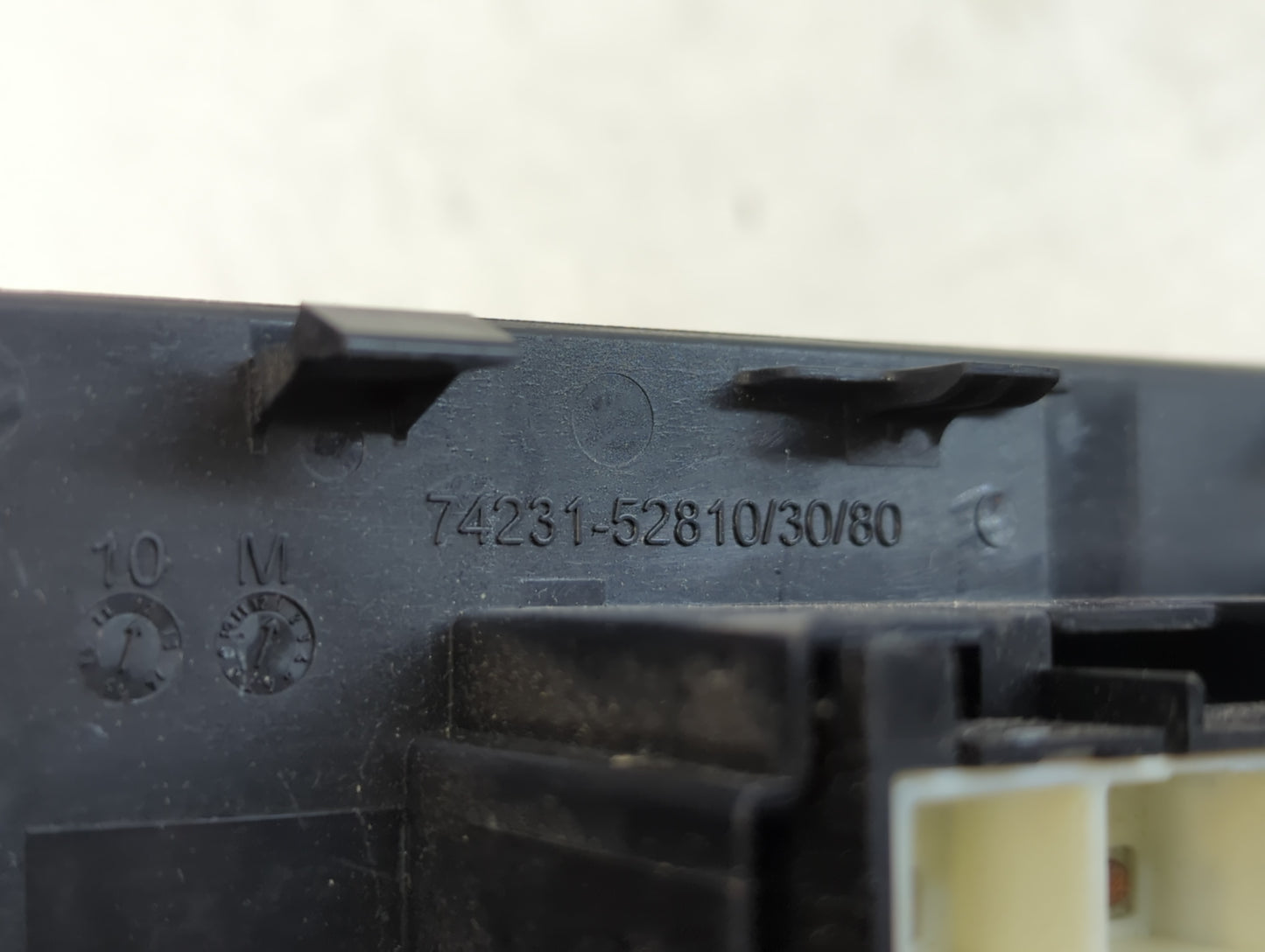 2012-2019 Toyota Prius Master Power Window Switch Replacement Driver Side Left P/N:74231-52810 Fits OEM Used Auto Parts - Oe