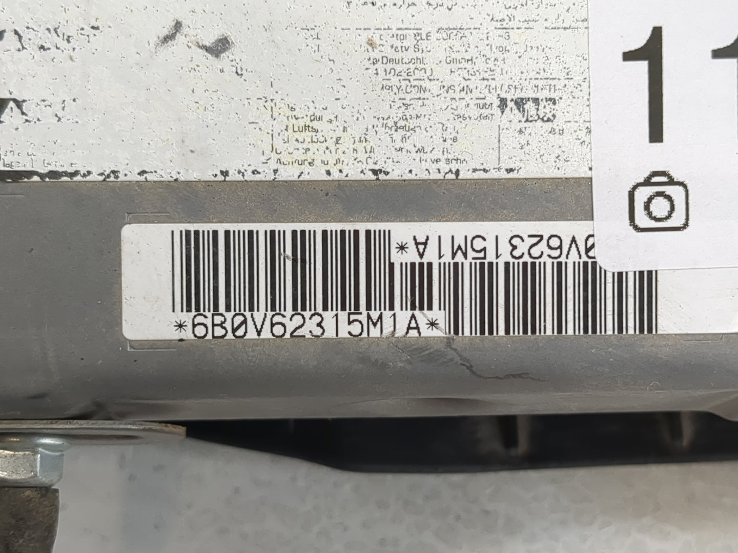 2012-2019 Toyota Prius Air Bag Passenger Right Dashboard OEM Fits Fits 2012 2013 2014 2015 2016 2017 2018 2019 OEM Used Auto