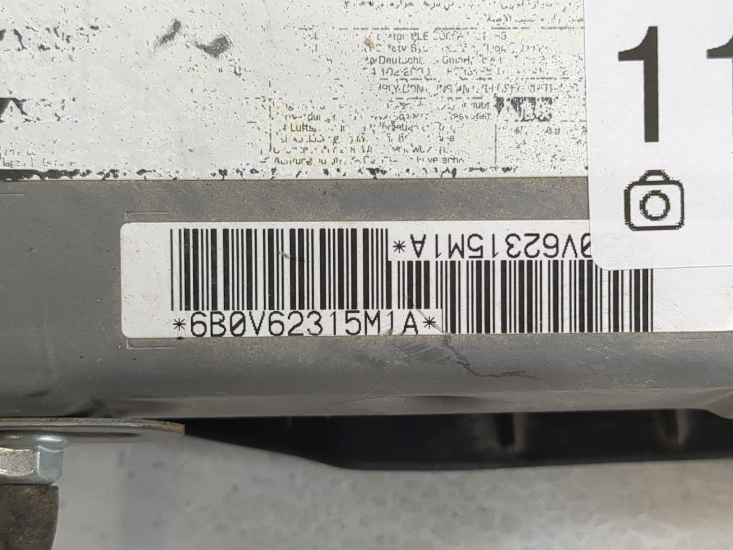 2012-2019 Toyota Prius Air Bag Passenger Right Dashboard OEM Fits Fits 2012 2013 2014 2015 2016 2017 2018 2019 OEM Used Auto