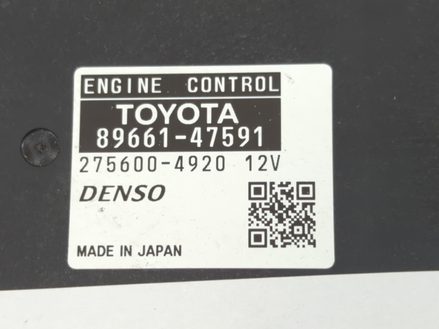 2015 Toyota Prius PCM Engine Control Computer ECU ECM PCU OEM P/N:89661-47591 Fits OEM Used Auto Parts - Oemusedautoparts1.c