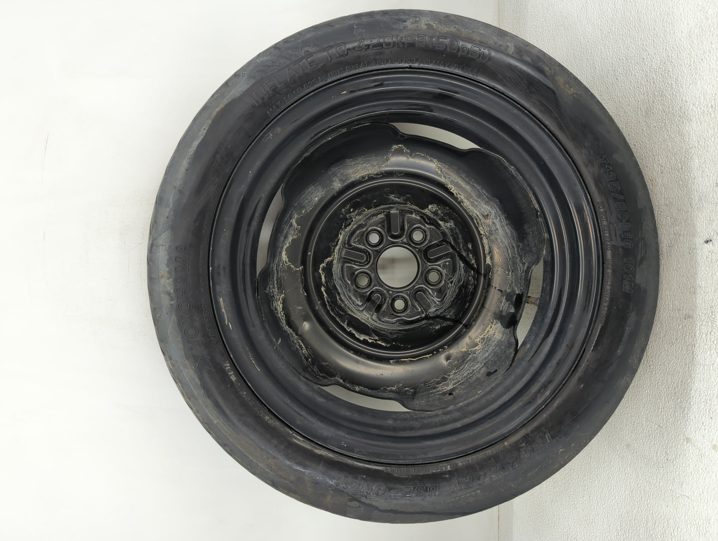 2004-2015 Toyota Prius Spare Donut Tire Wheel Rim Oem - Oemusedautoparts1.com