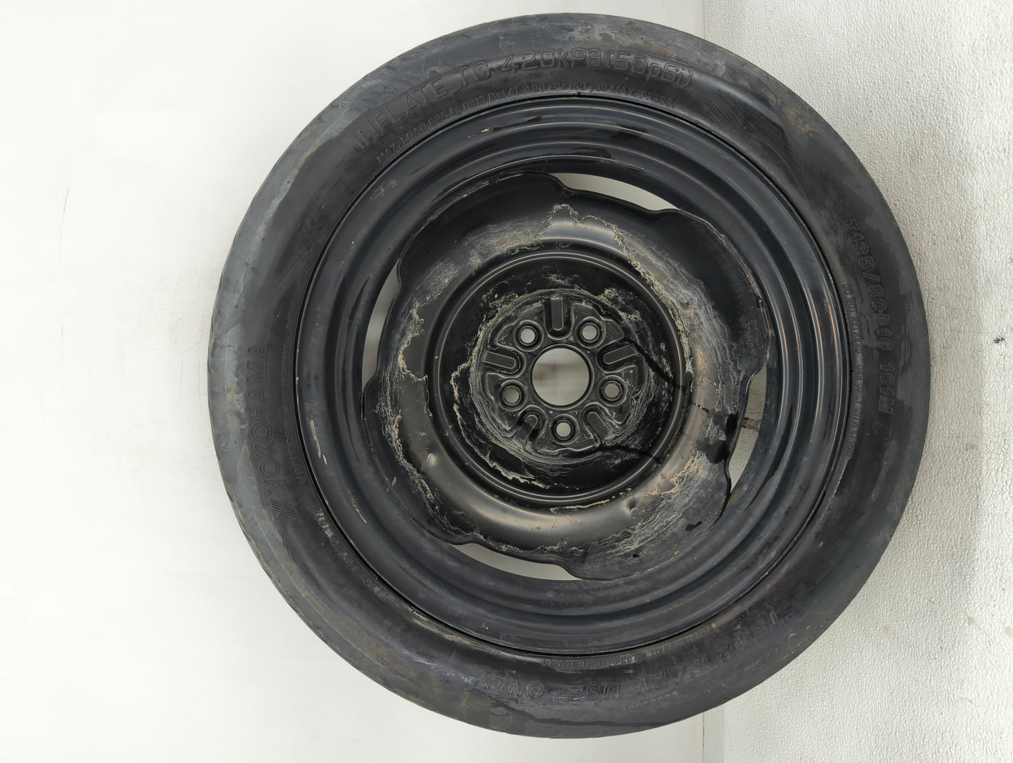 2004-2015 Toyota Prius Spare Donut Tire Wheel Rim Oem - Oemusedautoparts1.com
