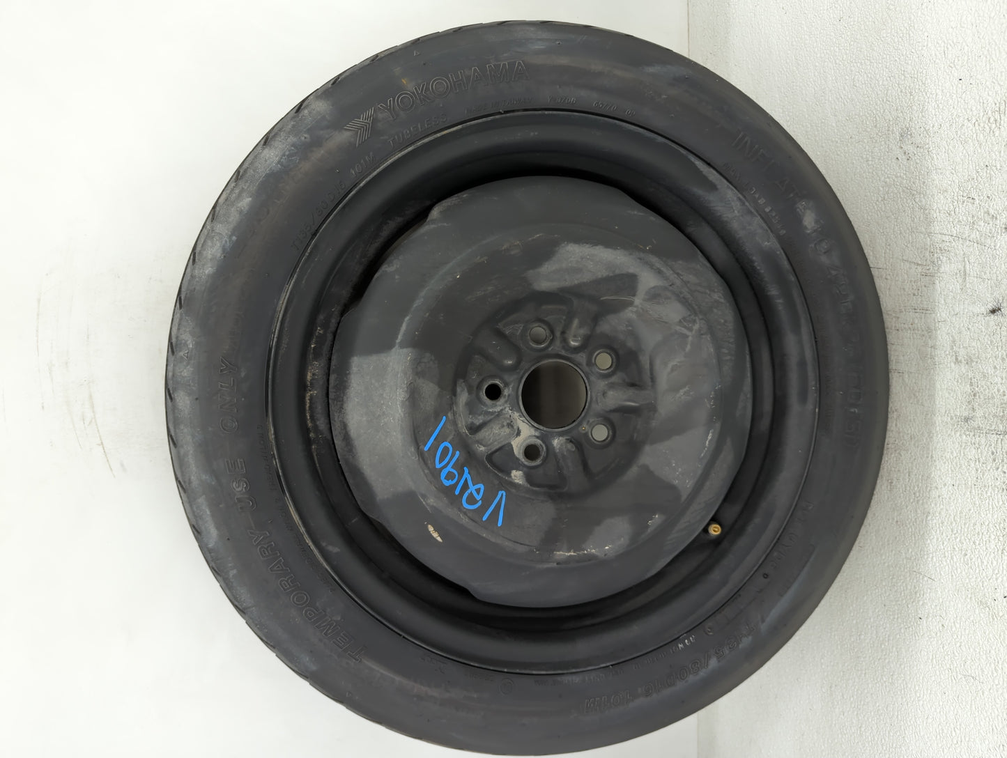 2015 Toyota Prius Spare Donut Tire Wheel Rim Oem - Oemusedautoparts1.com