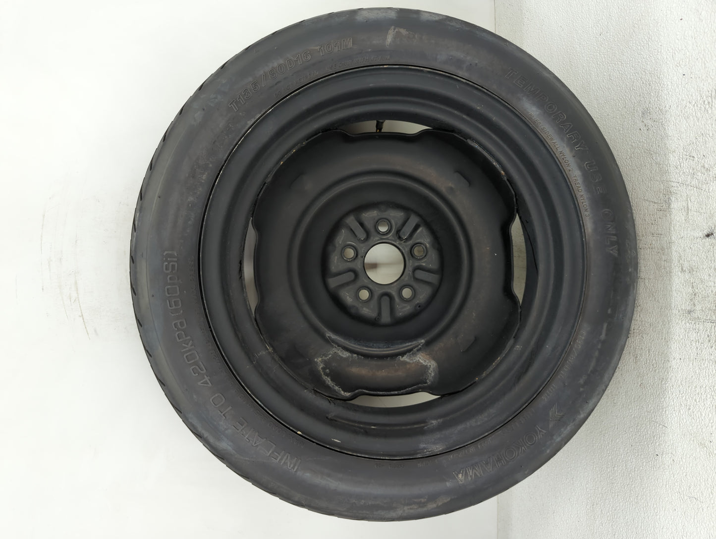 2015 Toyota Prius Spare Donut Tire Wheel Rim Oem - Oemusedautoparts1.com