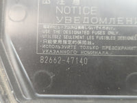2013-2019 Toyota Prius Fusebox Fuse Box Panel Relay Module P/N:82641-47090 82662-47140 Fits OEM Used Auto Parts - Oemusedaut