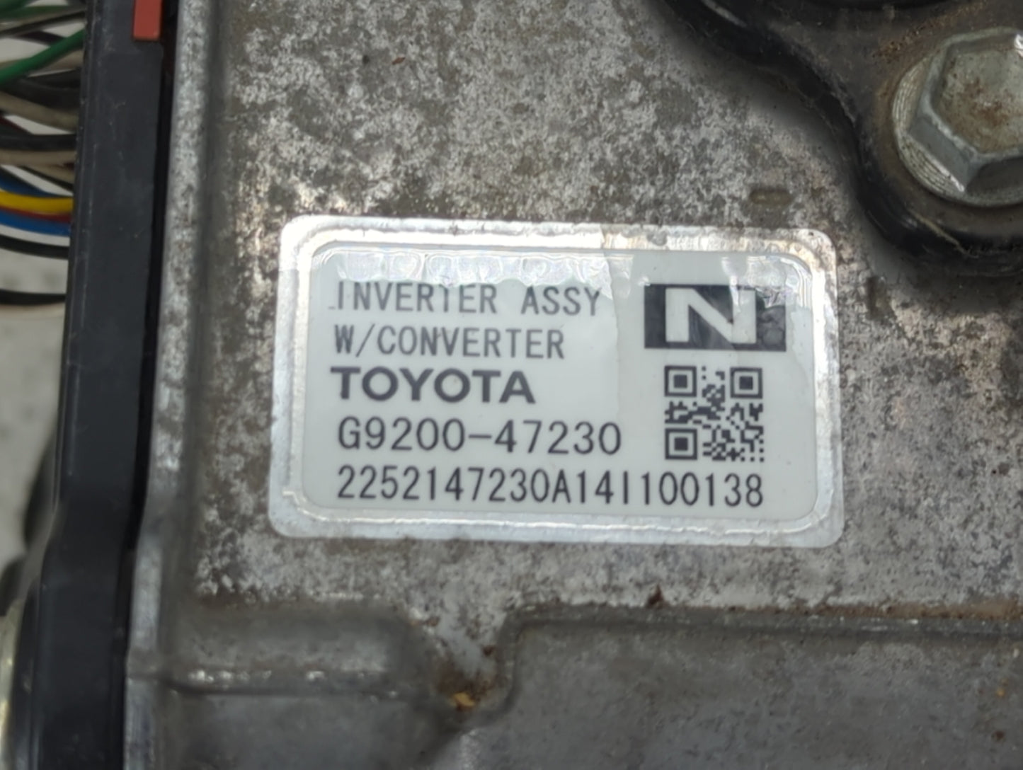2012-2015 Toyota Prius Hybrid DC Synergy Drive Power Inverter P/N:G9200-47230 Fits Fits 2012 2013 2014 2015 OEM Used Auto Pa