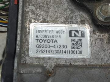 2012-2015 Toyota Prius Hybrid DC Synergy Drive Power Inverter P/N:G9200-47230 Fits Fits 2012 2013 2014 2015 OEM Used Auto Parts