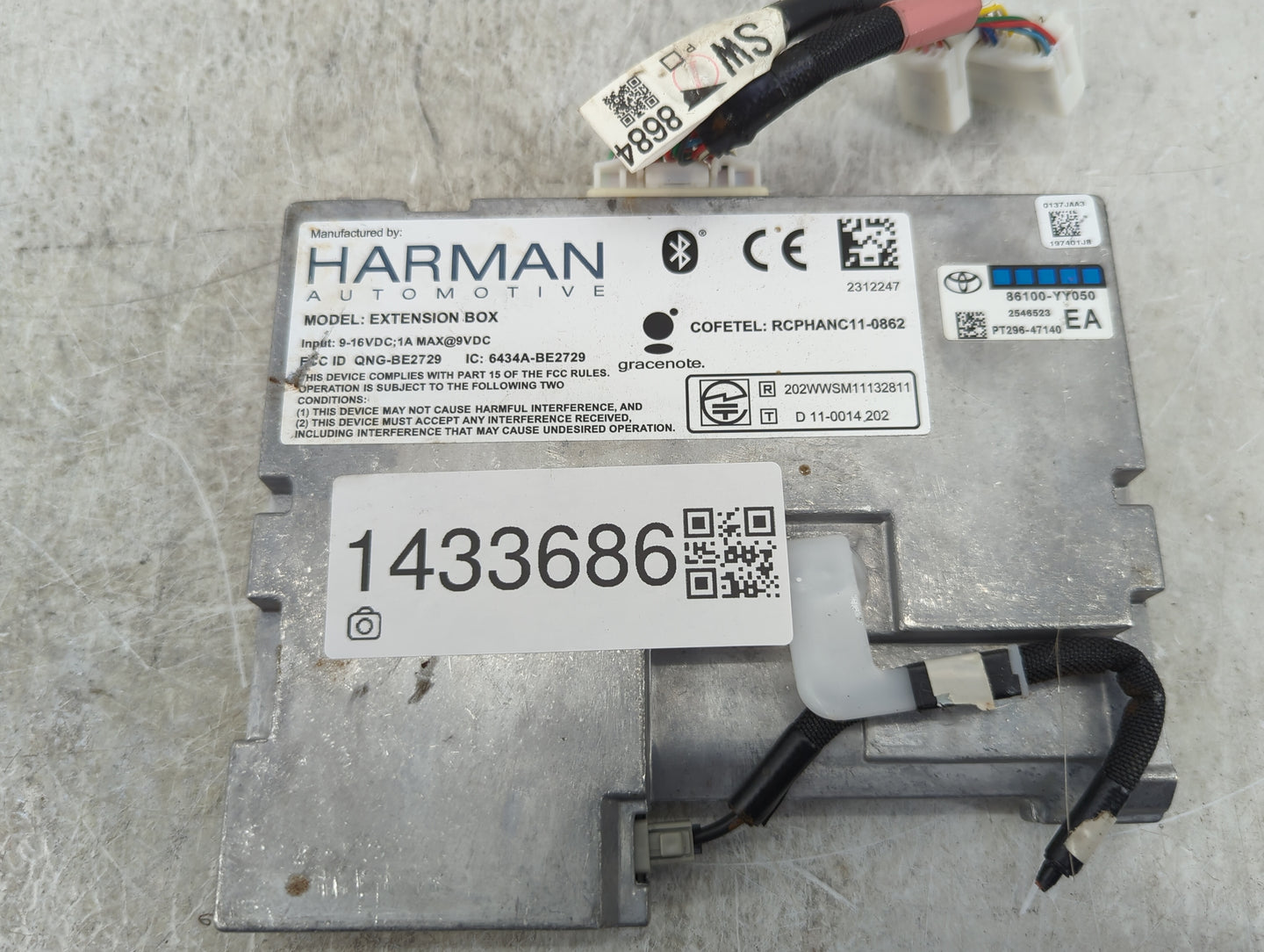 2012-2015 Toyota Prius Radio AM FM Cd Player Receiver Replacement P/N:86100-YY050 PT296-47140 Fits Fits 2012 2013 2014 2015 