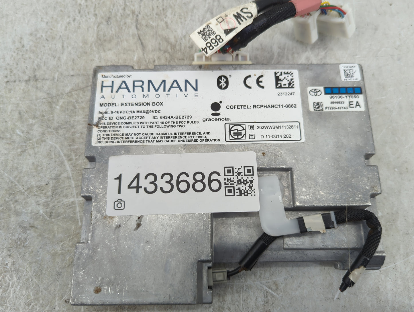 2012-2015 Toyota Prius Radio AM FM Cd Player Receiver Replacement P/N:86100-YY050 PT296-47140 Fits Fits 2012 2013 2014 2015 