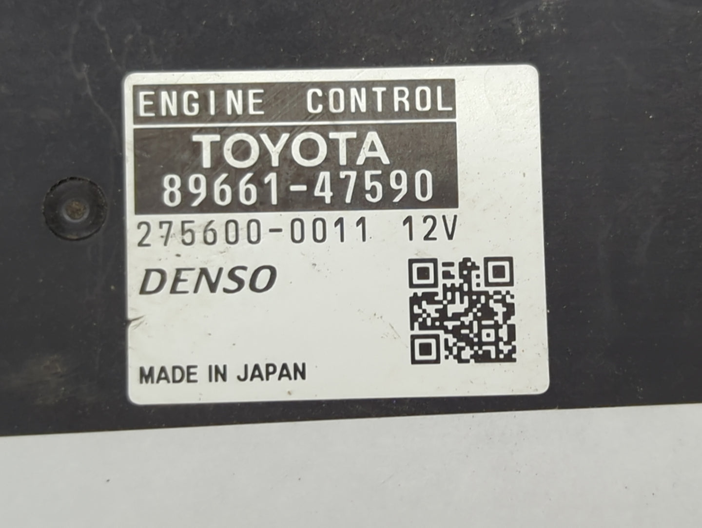 2015 Toyota Prius PCM Engine Control Computer ECU ECM PCU OEM P/N:89661-47590 275600-0011 Fits OEM Used Auto Parts - Oemused