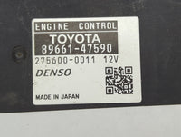 2015 Toyota Prius PCM Engine Control Computer ECU ECM PCU OEM P/N:89661-47590 275600-0011 Fits OEM Used Auto Parts - Oemused