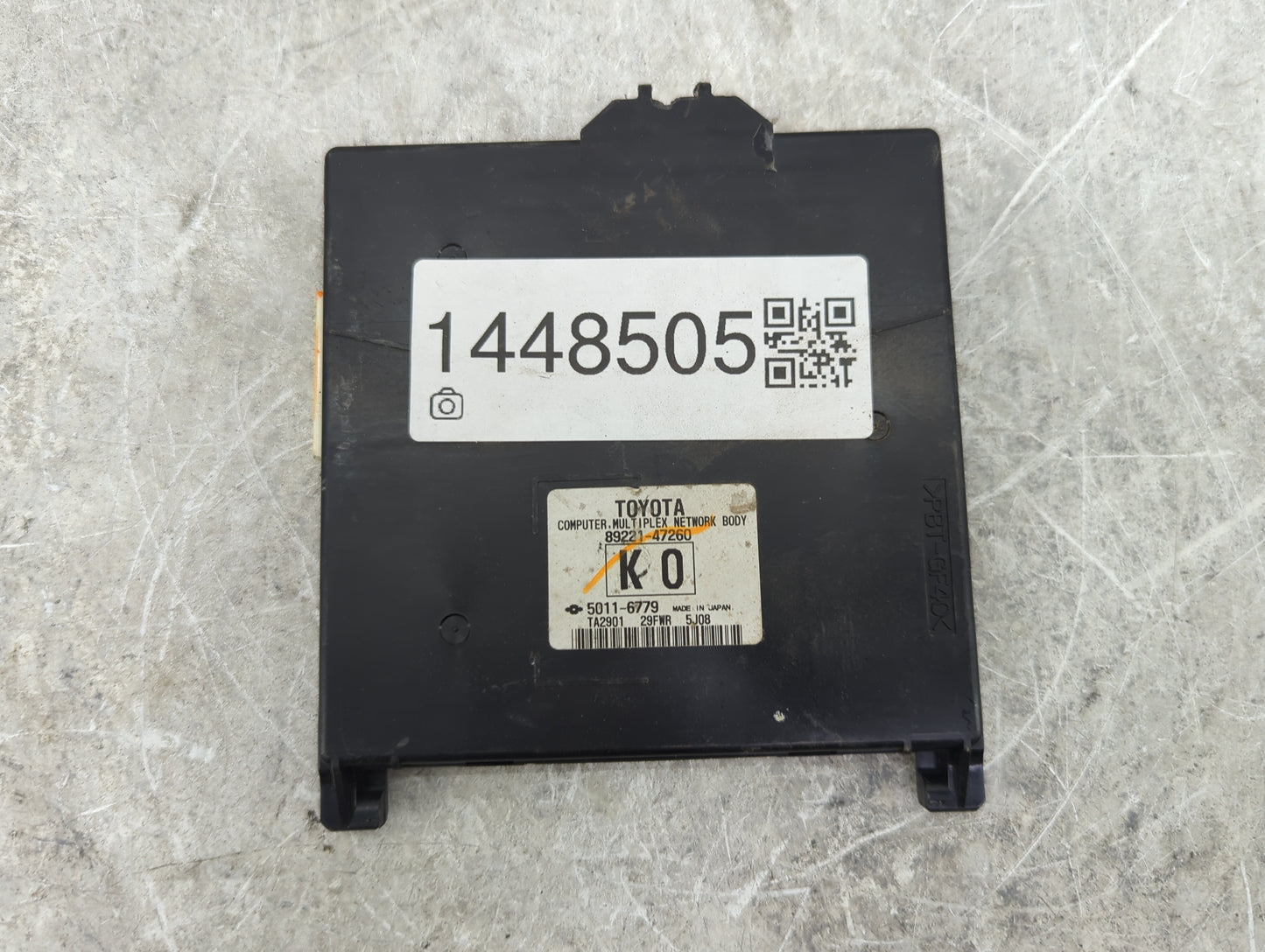 2014-2015 Toyota Prius Multiplex Network Control Module - Oemusedautoparts1.com